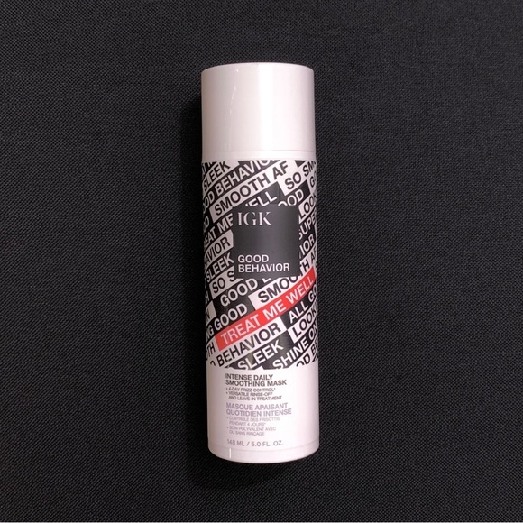 IGK Good Behavior Intense Daily Smoothing Moisturizer Mask — Full Size 5.0 fl oz - Picture 1 of 3